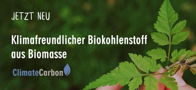 Jetzt neu: Klimafreundlicher Biokohlenstoff aus Biomasse